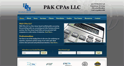 Desktop Screenshot of pk-cpas.com